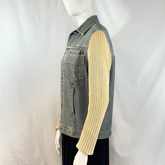 Denim Jacket With Knit Sleeves | Sean John - Picture 3 of 8